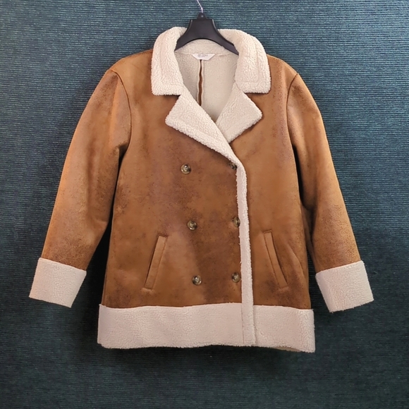 Candace Cameron Bure Sherpa Lined Peacoat, NWOT - Picture 15 of 15